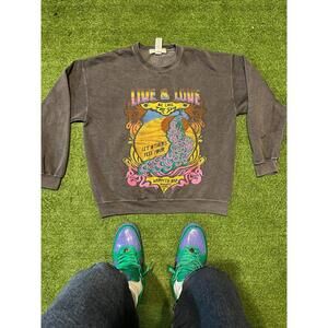 Project Social T Urban Outfitters Live & Love Graphic Sweat-